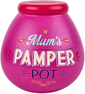 Pot Of Dreams Money Box, Mum's Pamper Pot, Piggy Bank, Gift Idea, Ceramic, Multi, One Size