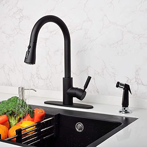 Black Kitchen Sprayer,Kitchen Sprayer Replacement,Side Sprayer For Kitchen Sink,Kitchen Sink Sprayer Head,Water Spray Kitchen,Kitchen Sink Spray Attachment,Kitchen Faucet Sprayer #TOP6