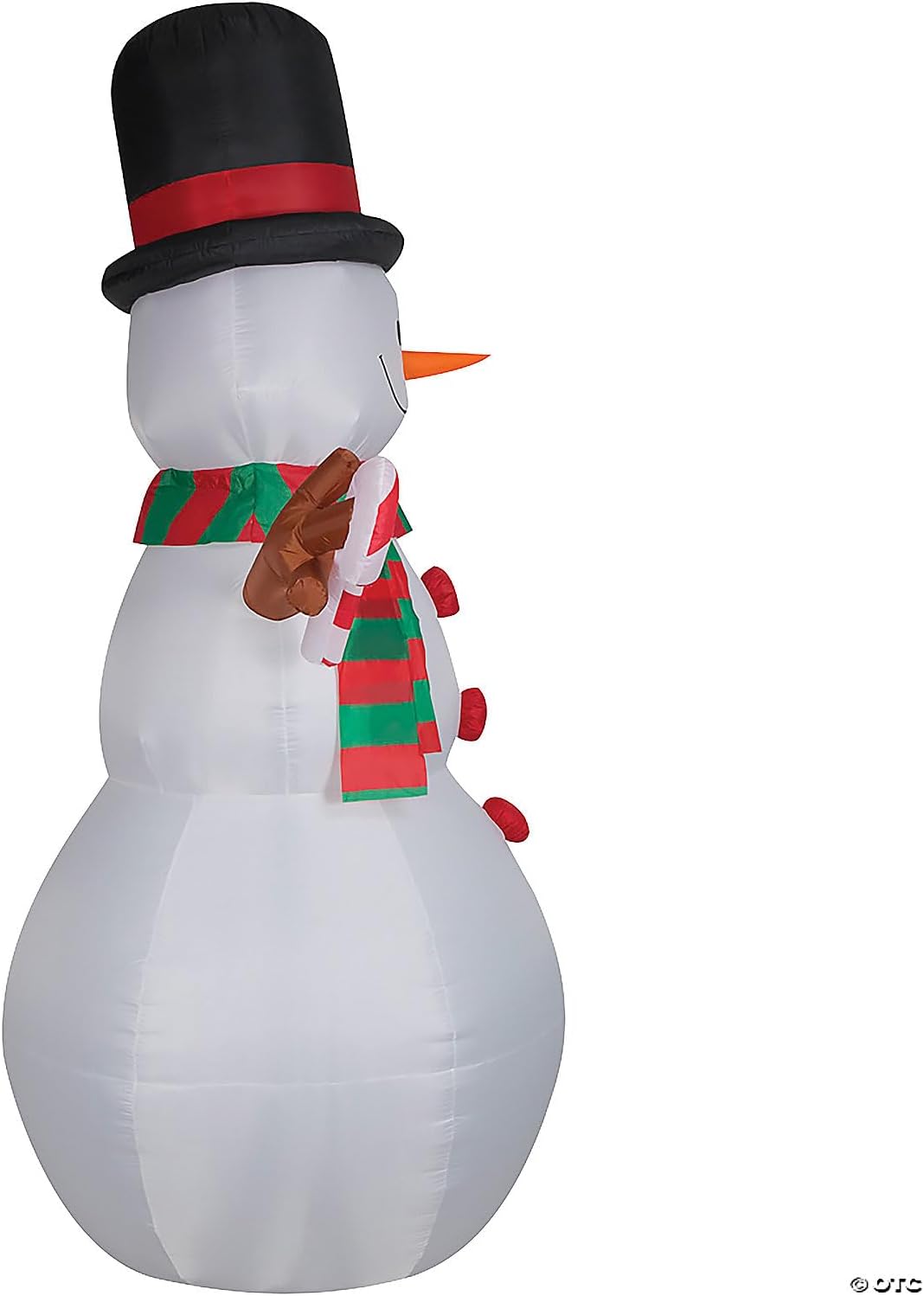Gajula.Enterprises 10 Ft.Snowman with Built-In LED Lights Outdoor Yard Decoration