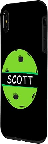 Vista 14 de iPhone 14 Novelty Pickleball Personalized Name Scott Sports Case