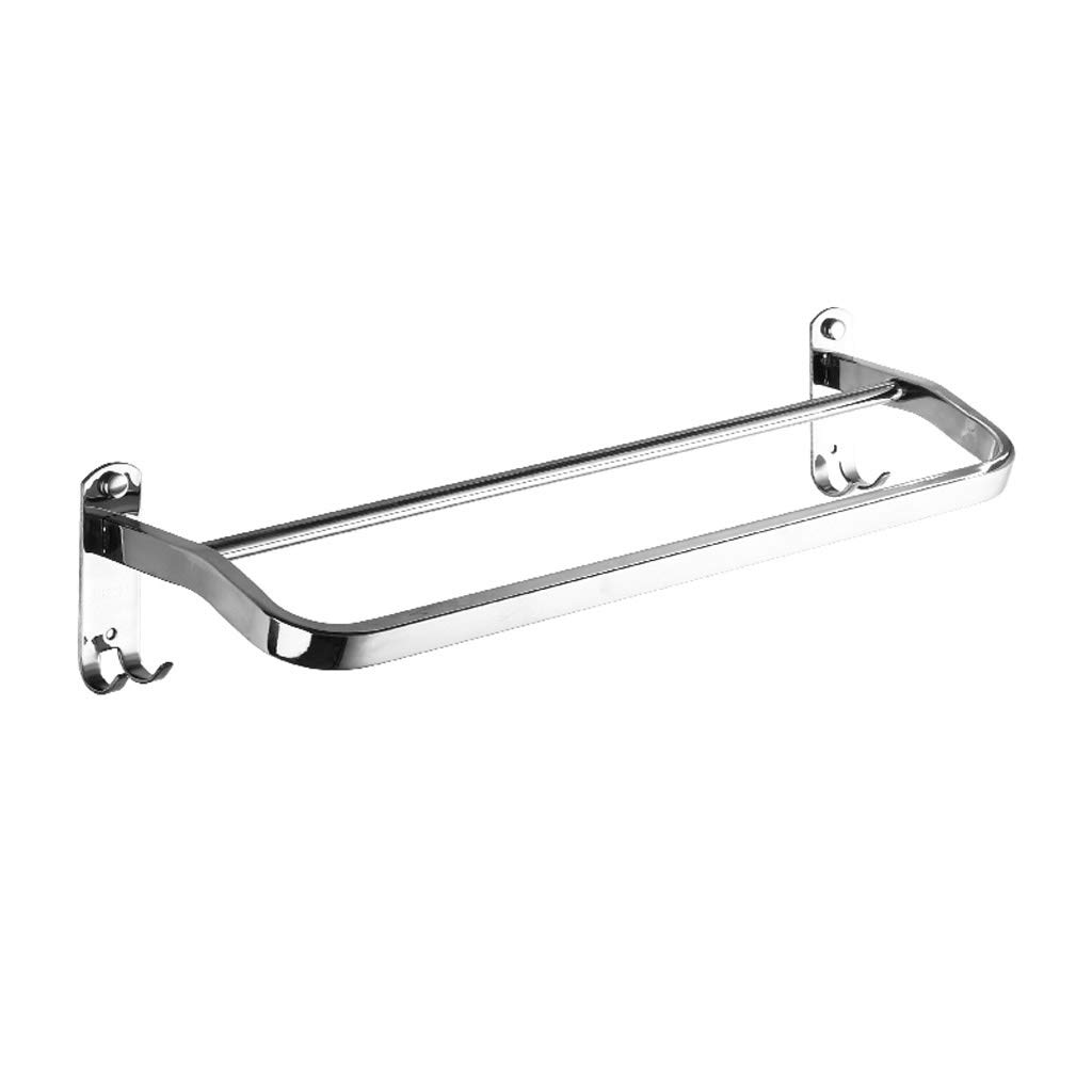 Toallero colgante de pared for baño sin perforaciones estante 50cm