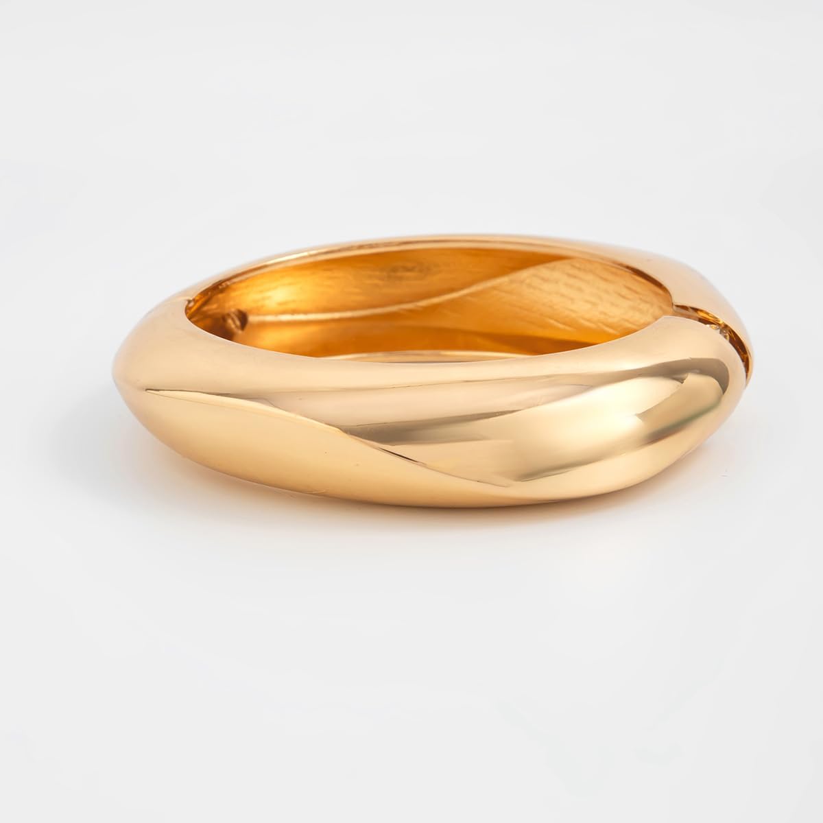 ALEXTINA 3Pcs Chunky Acrylic Bangles Bracelets Set for Women, Resin Bangle Bracelets Wide Statement Bracelets Stacking Fashion Jewelry Gift for Women - Image 6