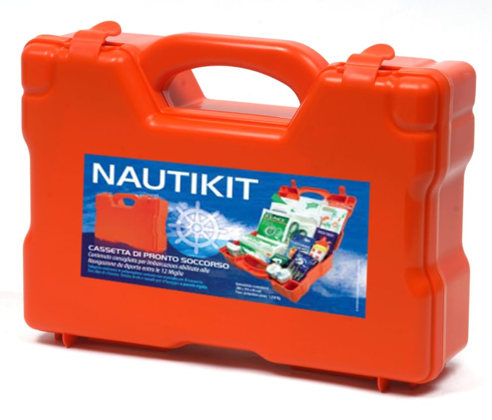 Valigetta, Pronto Soccorso, Nautico, Barca, Natanti, fino a 12 miglia 29 x 21,5 x 9 cm TABELLA D Nautica