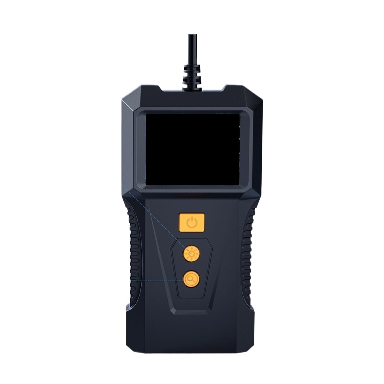 Kamera inspekcyjna endoskopu, Kamera Endoskopowa 8,0 Mm 5 M/10 M/15 M HD 1080 P 4,3 Cala IP67 Wodoodporna Do Inspekcji Pojazdów Do samochodu, ściany, rury spustowej(15m)