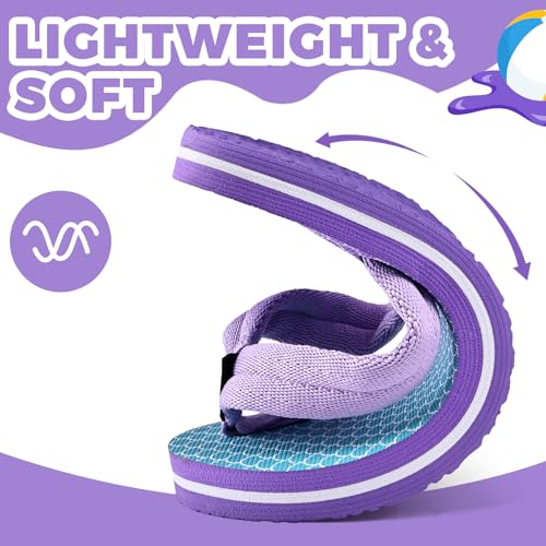 Image of WateLves Girls Flip Flops Toddler Boys Girls Non-Slip Sport Sandals for Beach Swim Pool(Little Kid /Big Kid)