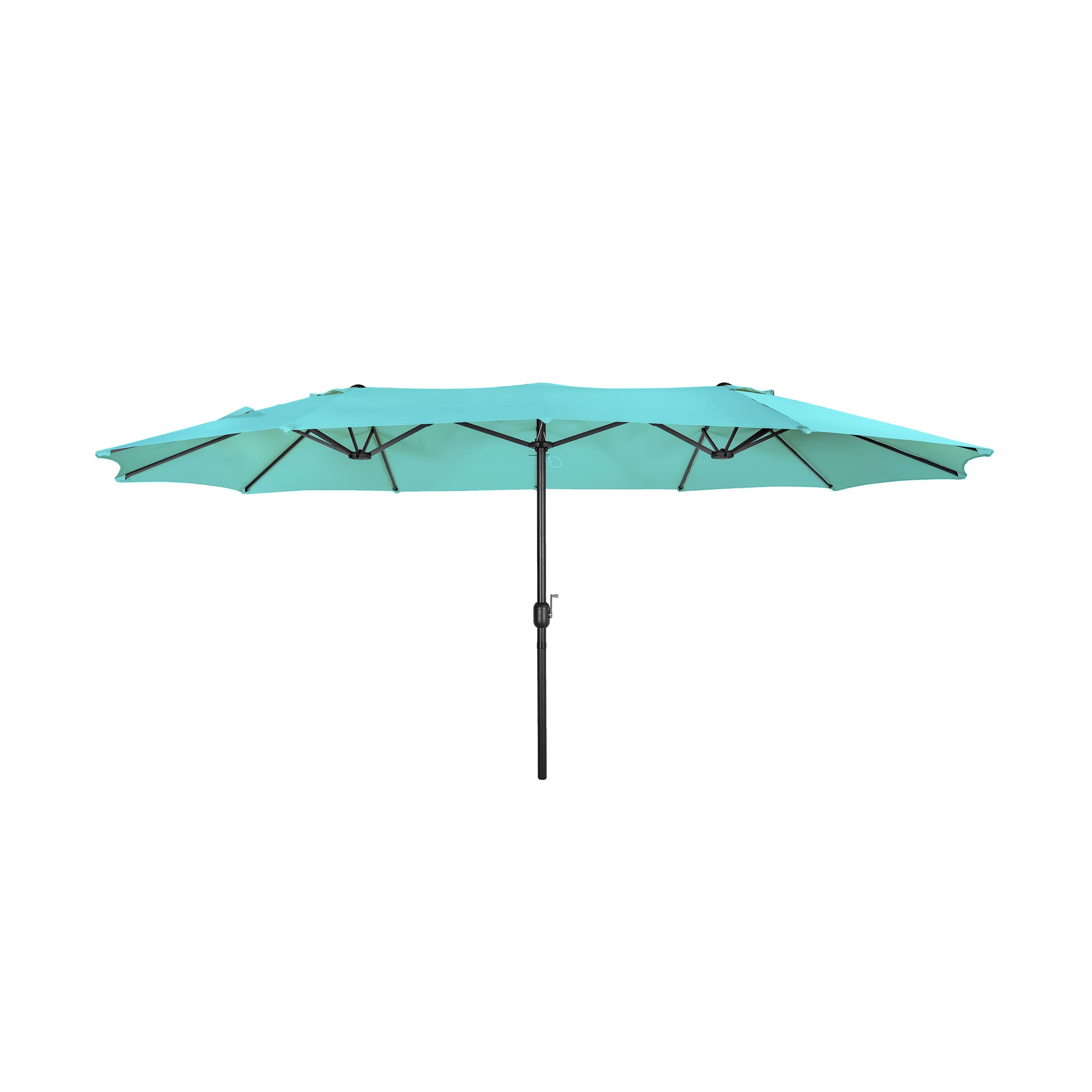 WO Home Furniture Patio Umbrella Twin Double (Extra Long) Outdoor Extra Long Umbrella 15' ft x 9' ft