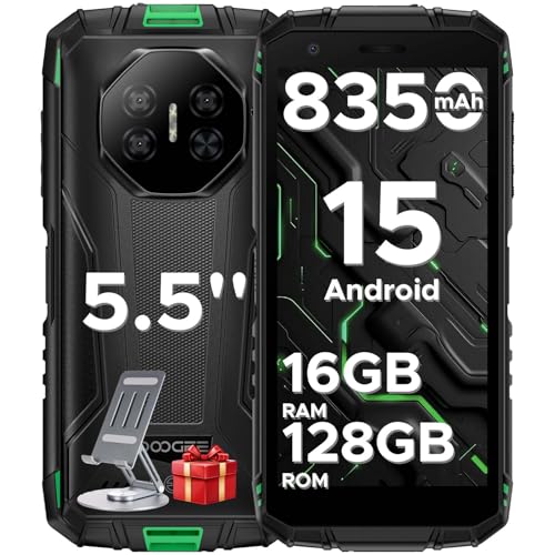 DOOGEE Fire 3 Pro Smartphone Rugged 2025, 5.5'' HD+, 16GB+128GB