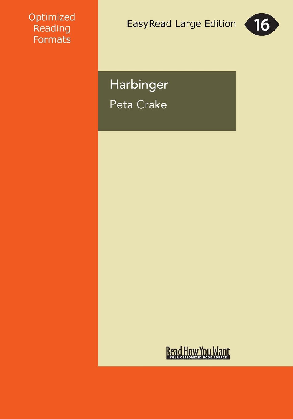 Harbinger Paperback – Large Print, January 30, 2013