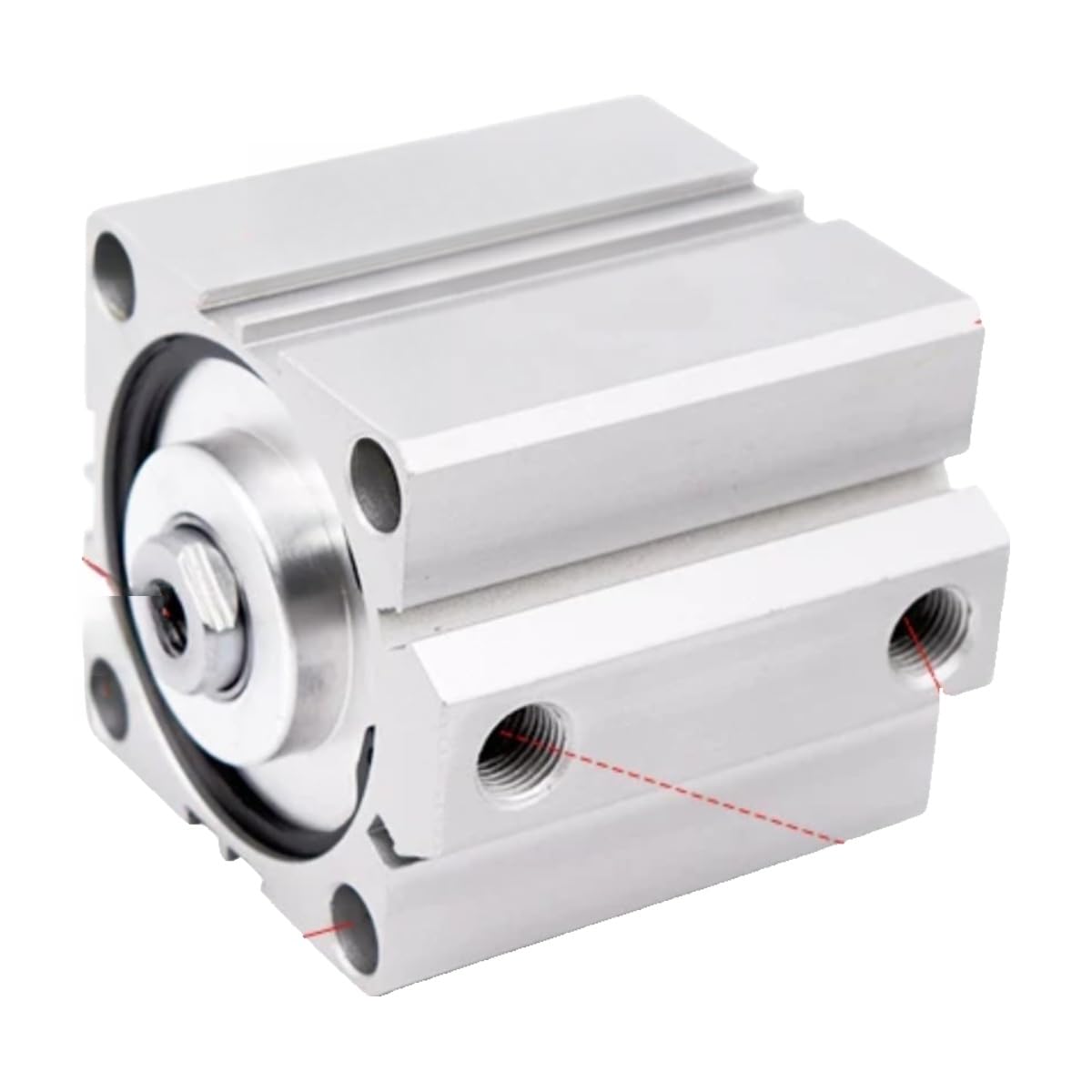 Cylindre pneumatique mince SDA50 pour machines industrielles compactes