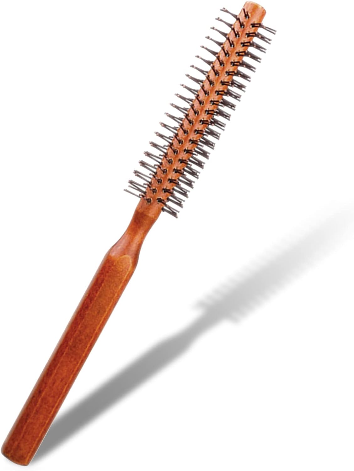 Hair Brush Round Blow Drying Wet Mini Hair Brushes Wood Styling Brush