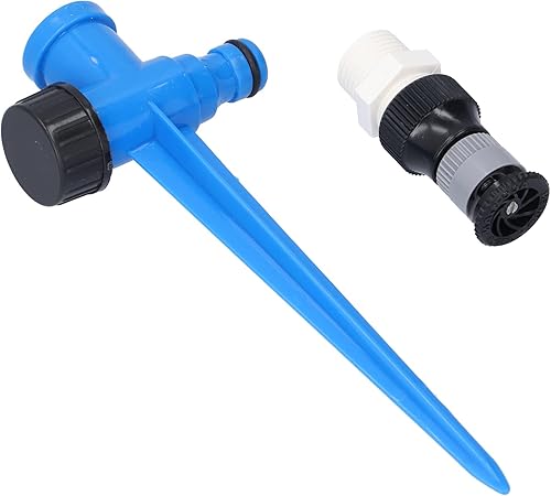 Miniatura 7 de Rociador de césped de jardín, ajustable conveniente durable 360 grados giratorio verde césped rociadores agua riego riego sistema