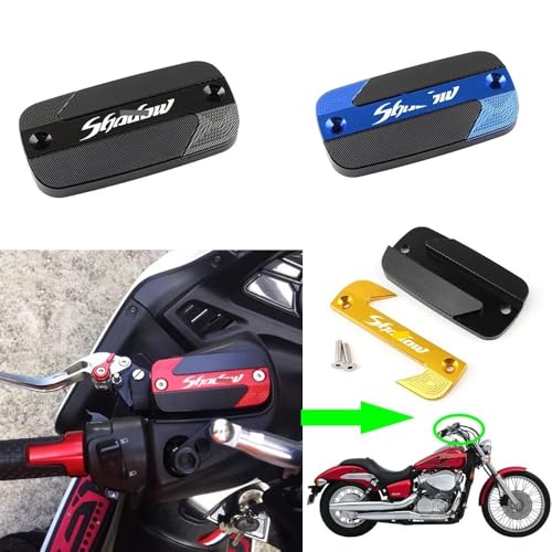 Couvercle réservoir liquide frein avant accessoire aluminium moto Shadow VT 600 750 1100