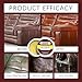 Leather Softener | 3.53oz Polish Cleaner with Brush,Saddle Oil,for Soften Rejuvenate Restore Sunfaded Cracked Bags Shoes Saddles Car Auto Couch Upholstery Furniture
