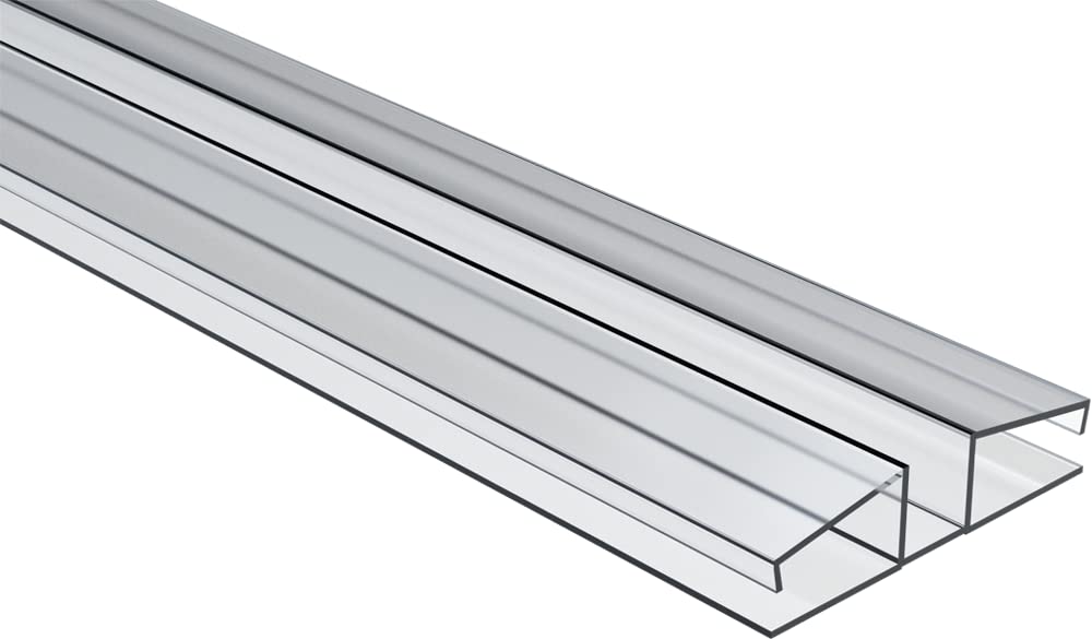 PVC Living Hinge with Groove, 1/4" Thick Panels, 36" Length (Pack of 2)