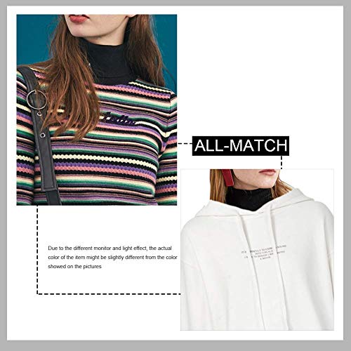Vpang Winter Knitted Turtleneck Fake Collar Unisex Half Blouse Pullover Dickey False Collar Faux Collar4
