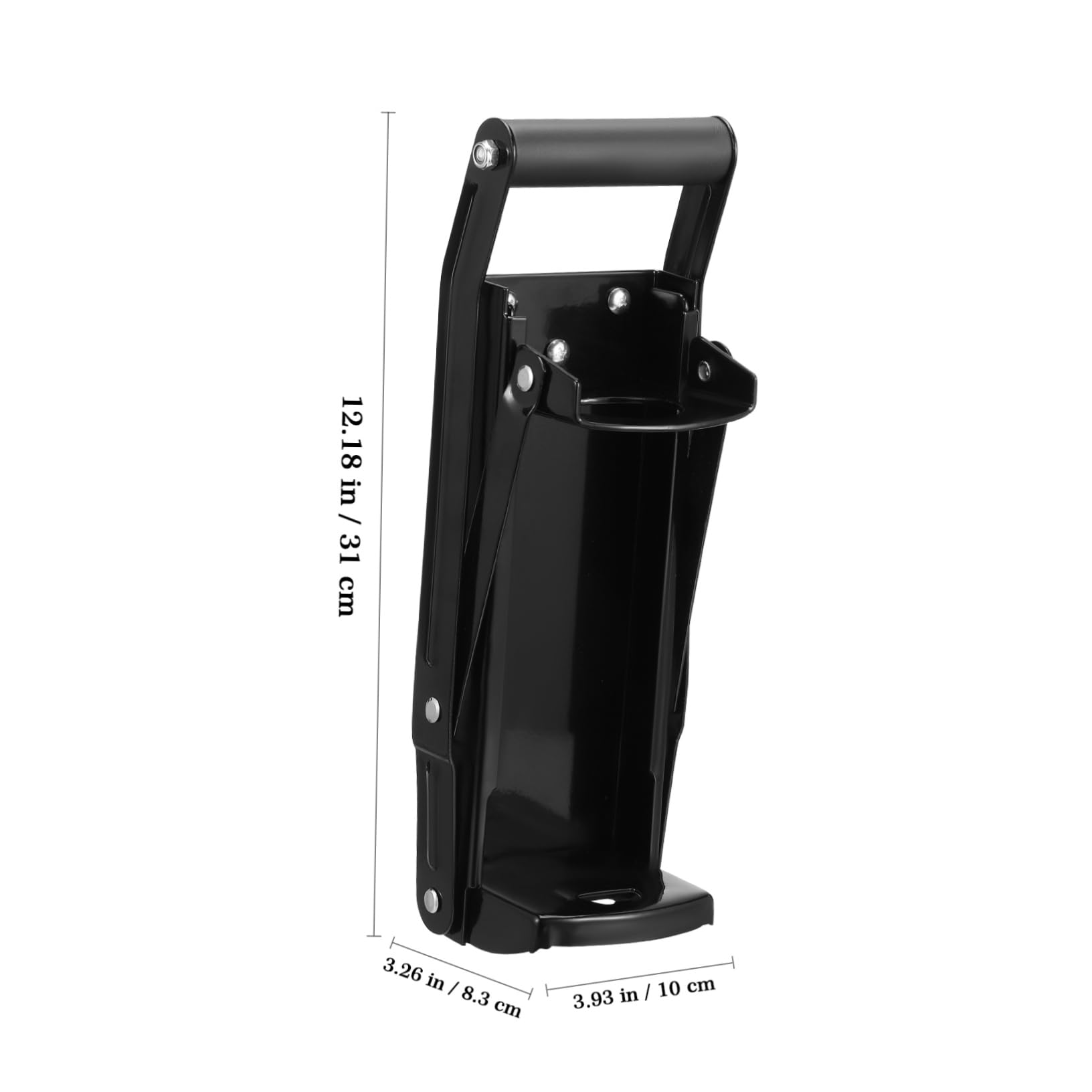 Soda Can Smasher Wall Mounted Heavy Duty Stainless Steel Can Crusher with Built Bottle Opener for Efficient Recycling Space Saving Design Durability