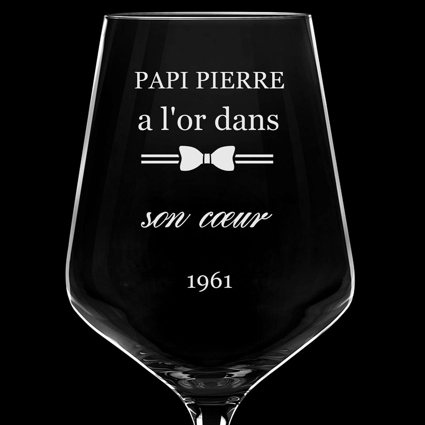 Maverton Verres à Vin en Cristal pour l’homme, Set de 6 Verres XL