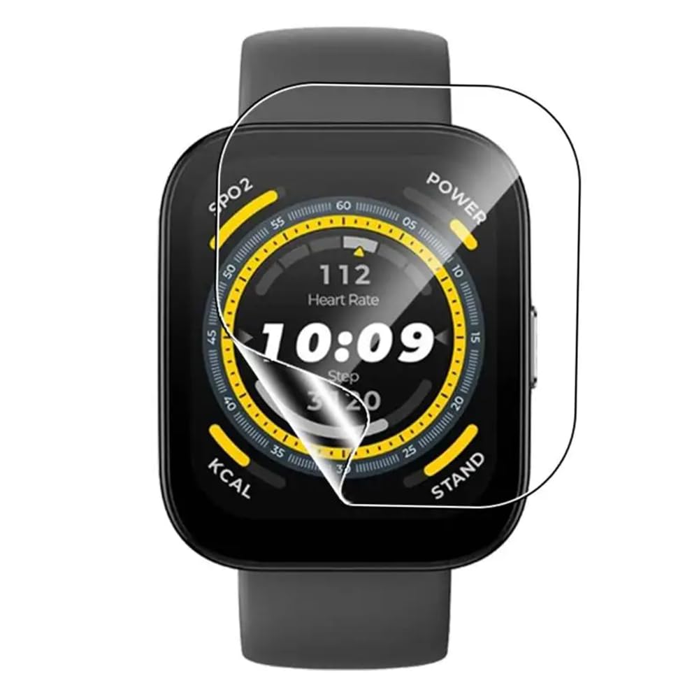 5pcs película de hidrogel para Amazfit Bip 5 / Bip 5 Unity 1.91" | Reloj inteligente Protector de Pantalla, Gel TPU, sensible al tacto, HD Transparente, Ultra Delgado, Auto-curación