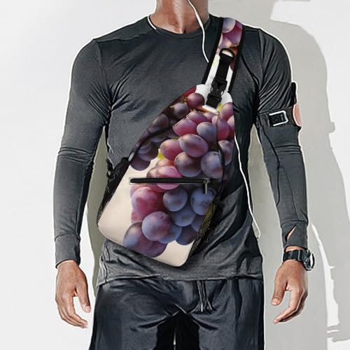 Morrales Desert Grapes Sling Bag para Hombre y Mujer miniatura 7