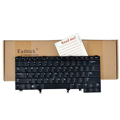 Eathtek Replacement Keyboard with Backlit and Pointer for Dell Latitude E6420 E6320 E5420