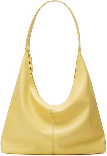 Bolso de hombro de ante moderno para mujer, bolsa de mano, bandolera, bolso con asa superior, bolso para viajes, universidad, trabajo B Pu Beige