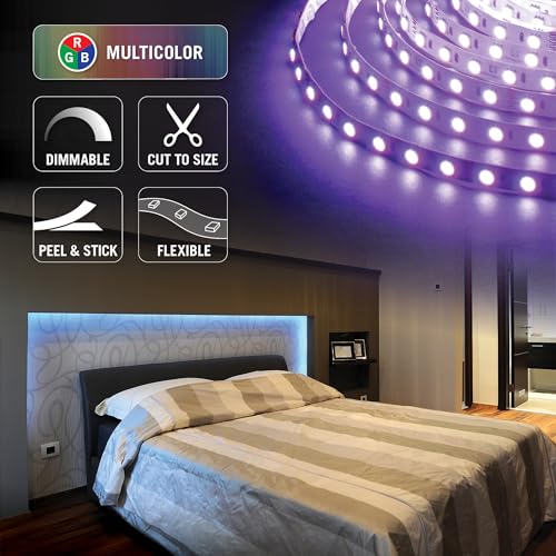 Armacost Lighting RibbonFlex Home Multi-Color LED Tape Light 60 LEDs/Meter, Multicolor, 32.8 ft (10m) 614250 by Armacost Lighting - Image 4