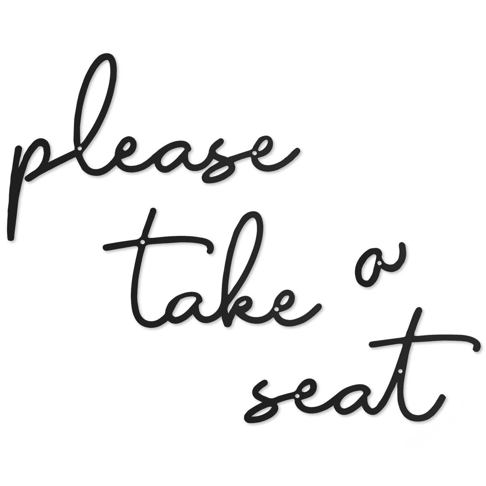 MemorywuuBathroom Metal Wall Decor Please Take a Seat Metal Sign Modern Relaxing Decor Black Bathroom Decor Wall Art Farmhouse Bathroom Decor Metal Relax Bathroom Signs Home Decor (Take A Seat)