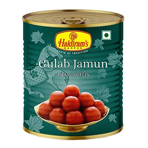 Buy Haldiram Gulab Jamun Tin 1 kg (Pack of 3) Popular North Indian