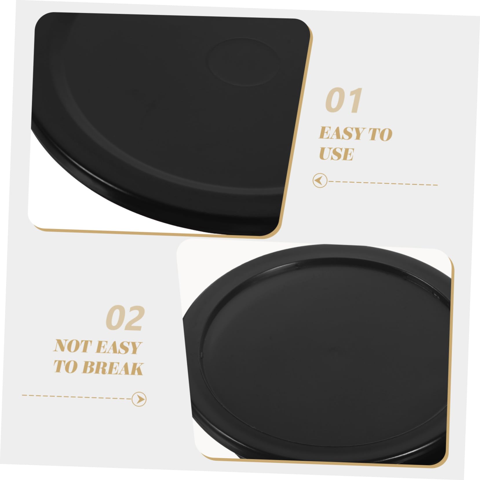 HEALEEP 5pcs Air Hockey Pucks Plastic Hockey for Game Table Accessories Smooth Sliding for Exciting Gameplay for Carnivals Game Rooms