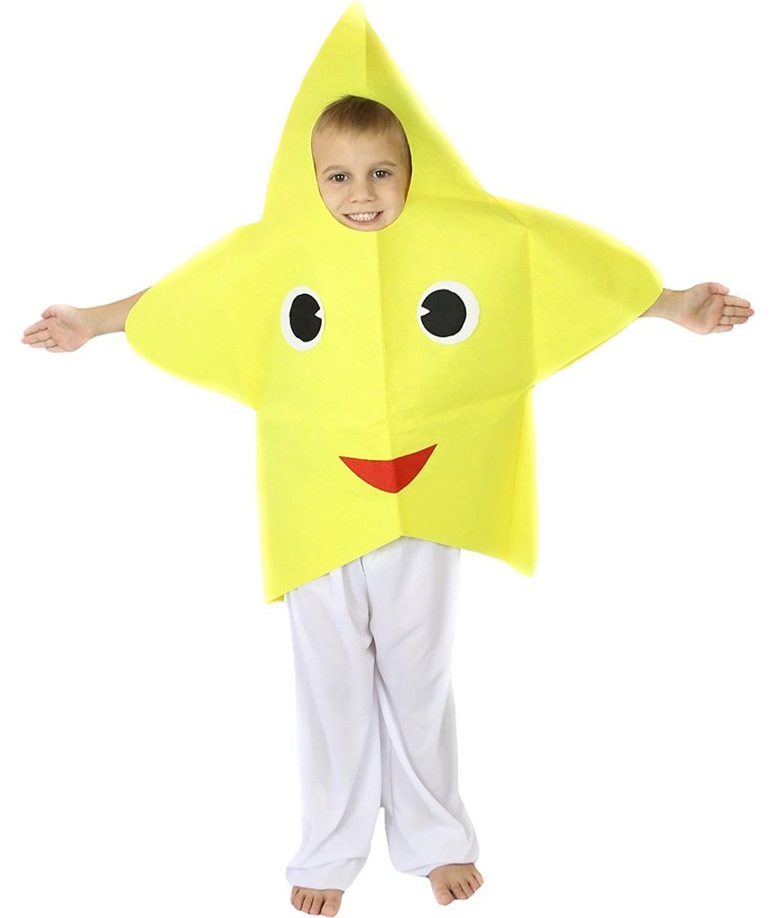 Petitebelle Fruit Animal Novelty Unisex Children Kids Costume (Star, 3-7year) — image 1