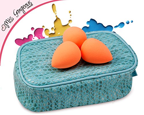 Miss Gorgeous maquillaje para Powder Puff Cosméticos Bolsa