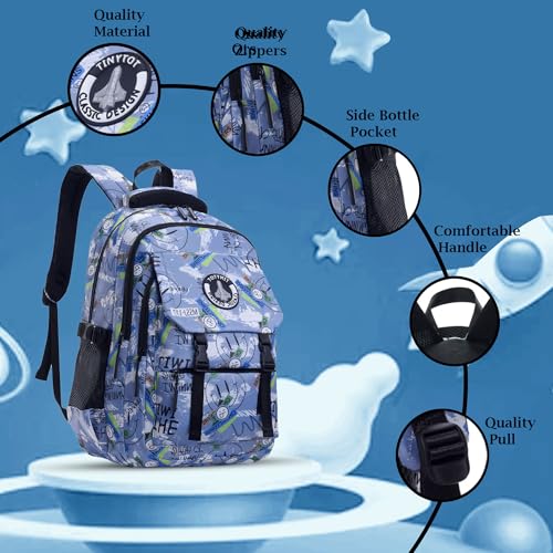 Image of Tinytot 30 Litre Waterproof School Backpack Bags for Women - Large 19 Inch Laptop Bag for Boys &Girls 12+ Years, College Bag for Girls and Boys, Men, Women - Ideal for Office, Travel, School, College