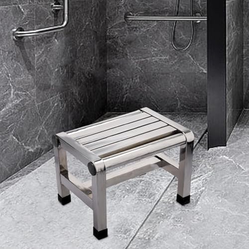 Marchepied antidérapant en métal compact siège de douche maison - 4
