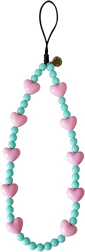 Miniatura 91 de Drawwind Correa universal con cuentas para teléfono, correa universal para teléfono celular, bonita pulsera de muñeca, cadena de cuentas, accesorios