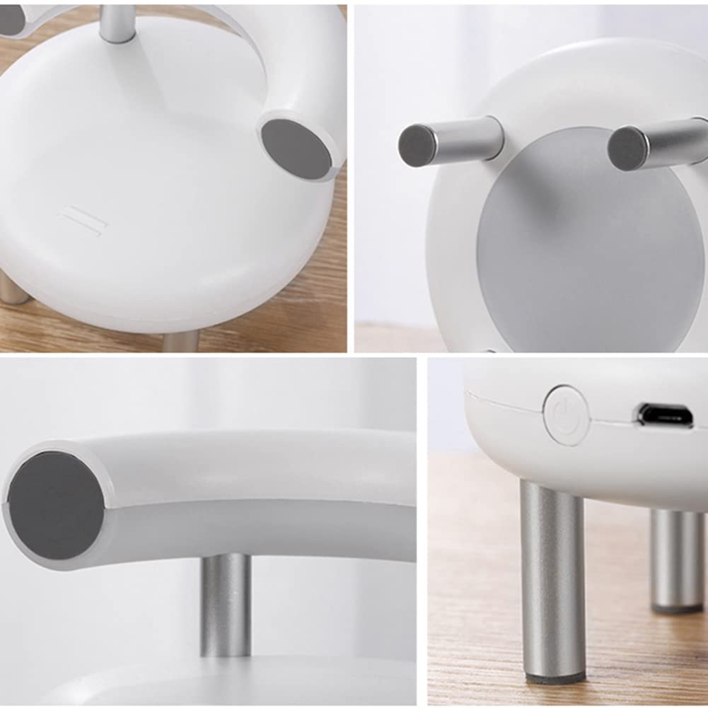 Lampada notte interruttore Luce notturna bambini Ricaricabile tramite USB Lampada scrivania LED dimmerabile Sedia creativa Luce dormire,ragazzi e ragazze Illuminazione notturna nelle stanze bambini