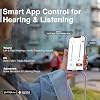F1-P Bluetooth OTC Hearing Aids for Seniors & Adults with Hearing Loss, Smart App for Personalized Sound, AI Voice Enhancement & Noise Cancelling, Invisible Rechargeable Design, 30H Battery