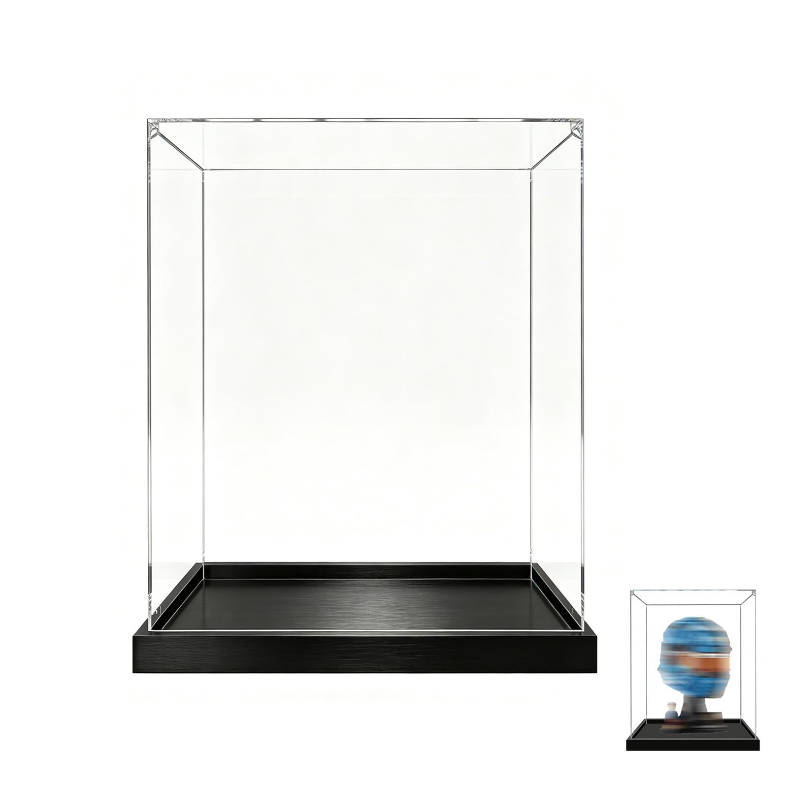 Acrylic Display Case Compatible with Lego 43017 Helmet Model, Dustproof Transparent Storage Box, Compatible with 43017 (Model Not Included) (2mm)