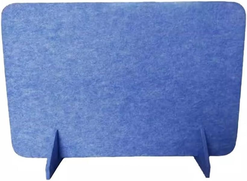 Cloison de bureau bleue 30x40 cm panneau isolant phonique - 2