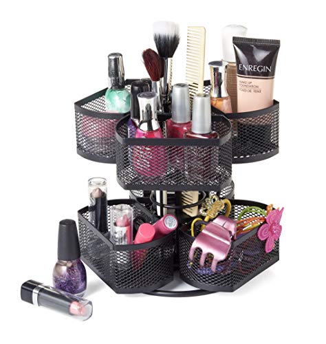 Nifty Cosmetic Organizing Carousel, Black - Thumbnail 2