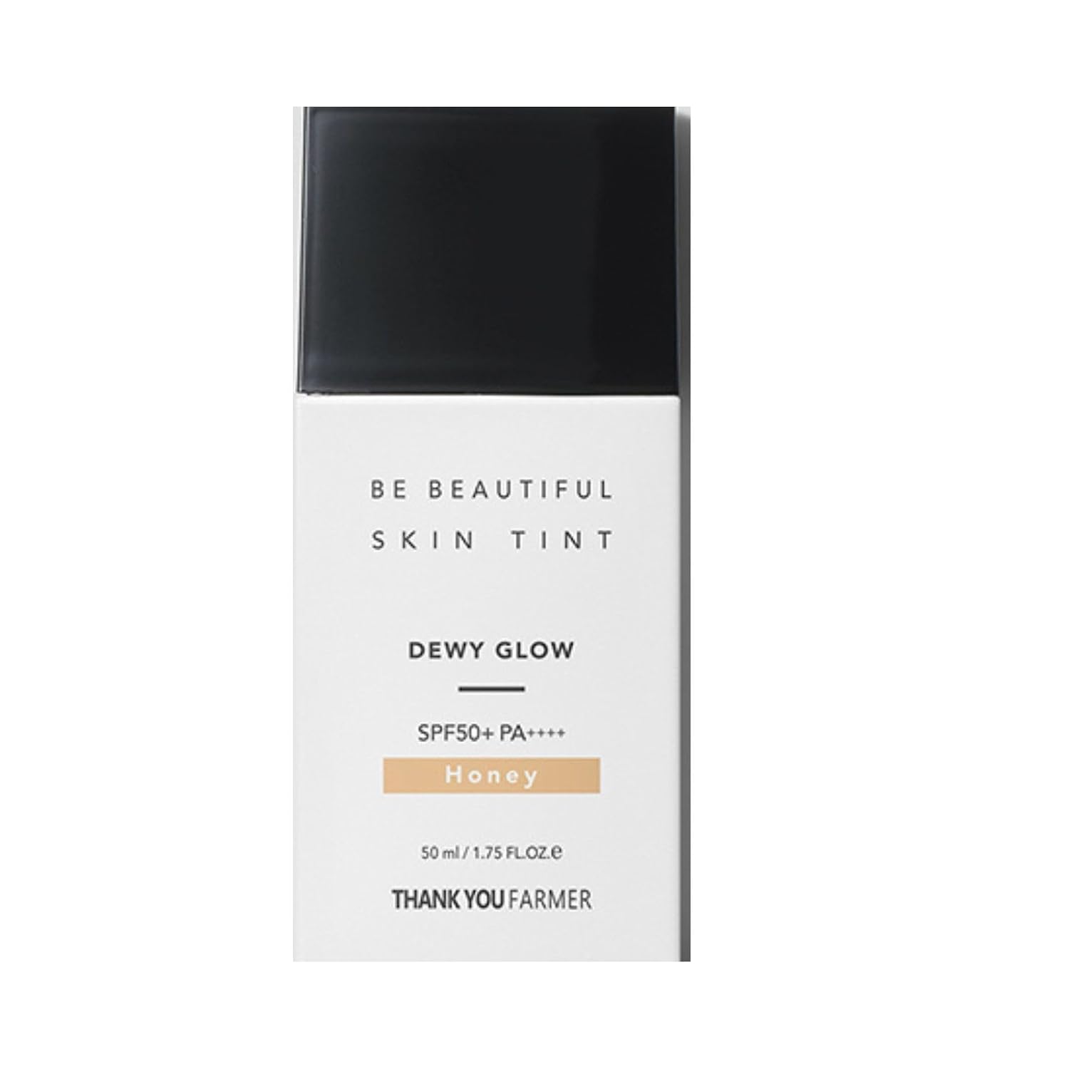 THANKYOU FARMER Be Beautiful Skin Tint (Honey) 3-in-1 Hydrating Tinted Moisturizer, Primer & SPF50+ Sun Protection, Lightw...