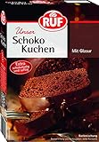 Ruf RUF Schokoladen-Kuchen Backmischung mit Kakao-Glasur extra schokoladig und saftig, 1er Pack (1 x 475 g)