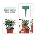 GROWNEER 120 Pcs 4 Inch Nursery Plant Pots for Plants with 15 Labels, Plastic Seed Starter Kit for Indoor & Outdoor Gardening, Seedling Transplant, and Flower Growing Planter