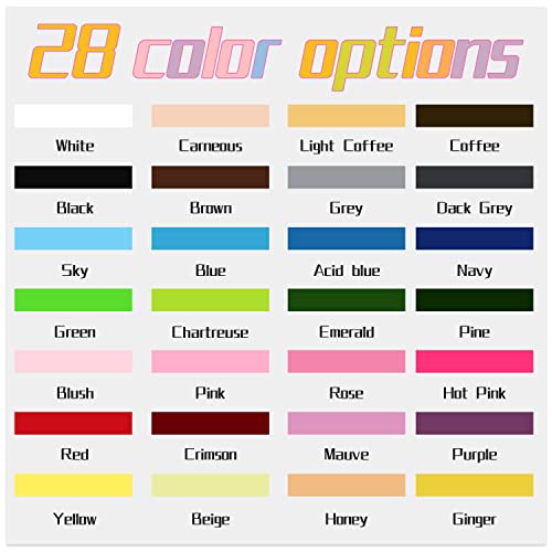 Image of Beyond Your Thoughts DIY 27 Colors 10Pcs 2 in Latch Hook Kits Yarn Bundles for Kids Adult Handmake Craft Sewing Knitting YarnBlush