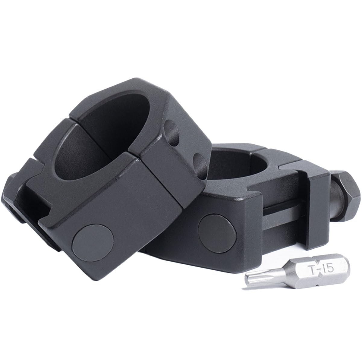 EGW Evolution Gun Works Keystone Series Scope Ring Set, 30MM Tube, .850in Low, Black, 62100