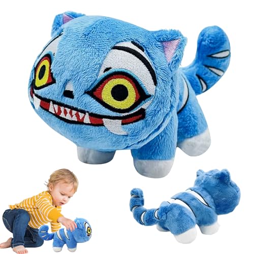 Peluche Tigre Kpop, Peluche K-Pop Dem0n Hun-ters, Peluche Tigre Bleu, Peluches Tigres Plus, Jouet k Pop, Cadeau Mignon pour Fans de Kpop, Cadeau Créatif pour Enfant