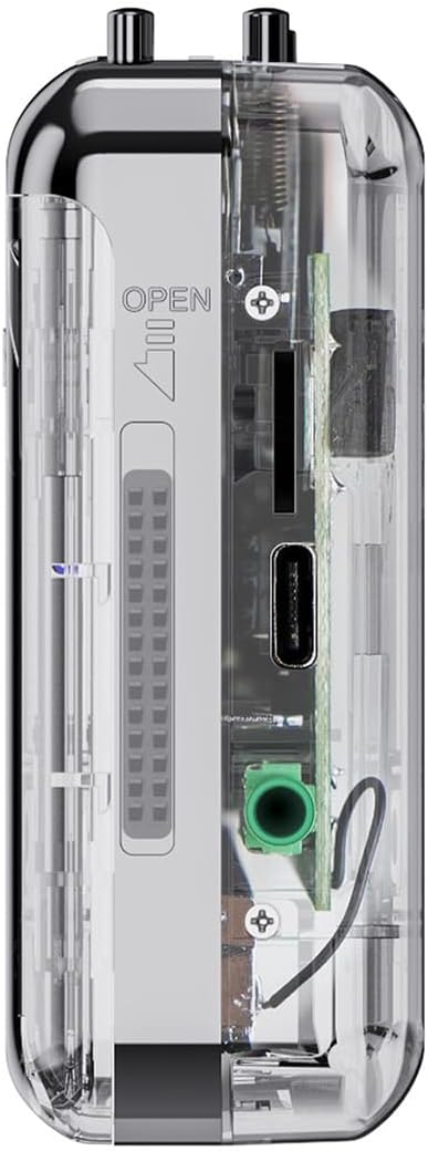 Cassette Tape Player, USB Convert Tapes to MP3 Retro Music Transfer to PC Headphone Jack and Headphone Jack Input Rechargeable Battery USB Powered
