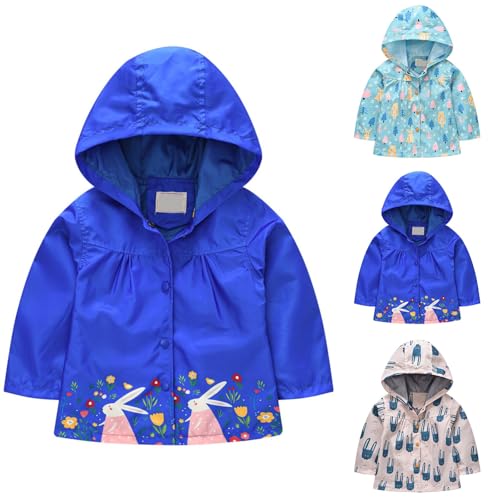Rain Jacket for Toddler Boys Girls Windbreaker Outerwear Kids Lightweight Zip Hooded Jacket Jackets for Toddler Boys