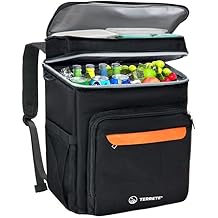 Backpack Cooler Leakproof 30 Cans, Double Deck Insulated Cooler Backpack for Men &amp; Women, Lightweight Insulated Backpack for Travel, Camping, Beach