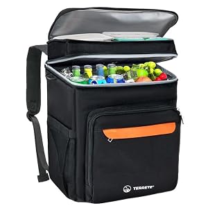 Terrete Kühlrucksack, 30 Dosen, Doppeldeck-Kühlrucksack