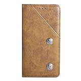 YLYT Flip Braun Schutz Hülle Hülle Für Elephone S1 5 inch Etui Leder Tasche Handyhülle Hochwertiges Stoßfeste Kartenfach Cover